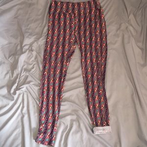 Psychedelic print LuLaRoe leggings